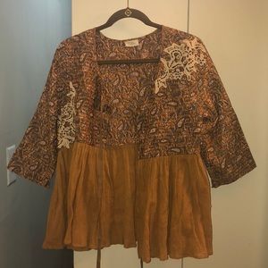 LOGO by Lori Goldstein Embroidered Cardigan